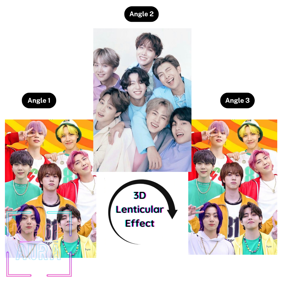 K-Pop 3D Lenticular Poster